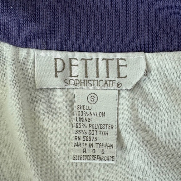 Vintage Petite Sophisticate 80s/90s Floral Bomber Jacket – Size Small (Oversized - Picture 7 of 7